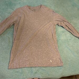 Polo by Ralph Lauren Gray Long Sleeve Tee